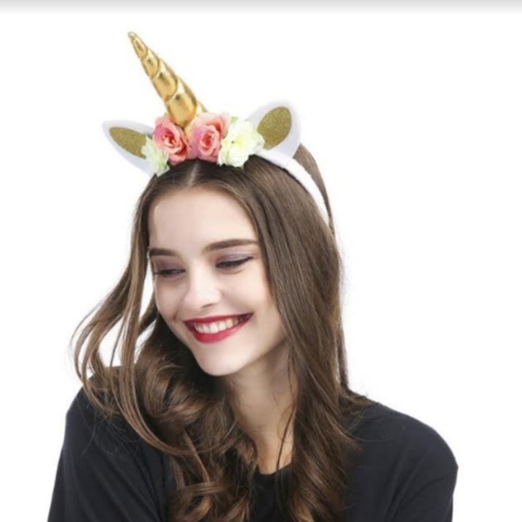 CHOOSE 3! Halloween SALE! Pretty Unicorn Kitty Cat Flower Beautiful Headbands - Picture 2 of 16